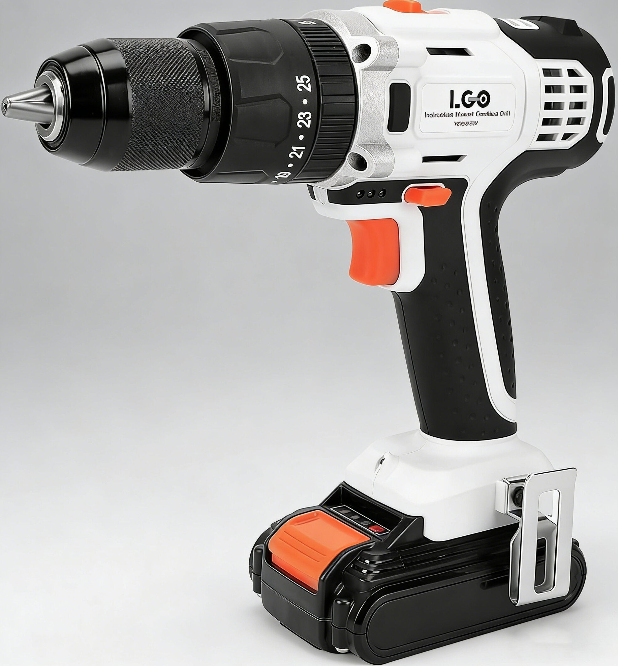 20V Cordless Impact Drill With Variable Speed And Battery